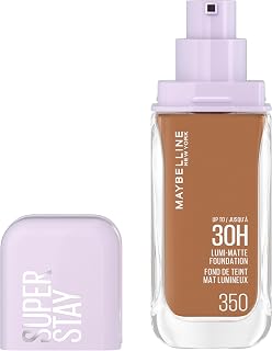 New York - Long-lasting liquid foundation - Ultra-resistant - Luminous matte finish - Enriched with Amino Acids - All skin types - Superstay 30H Lumi-Matte - Shade : 350 - 35 ml - Image 1