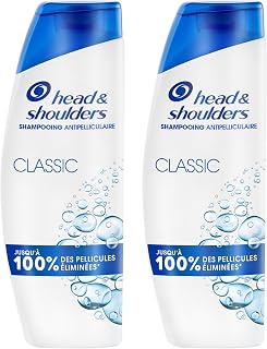 Classic Anti-Dandruff Shampoo 2x330ml; Daily Use; Up to 100% of Dandruff Removed, Clinically Provented; All Hair and Scalp Types - Image 1