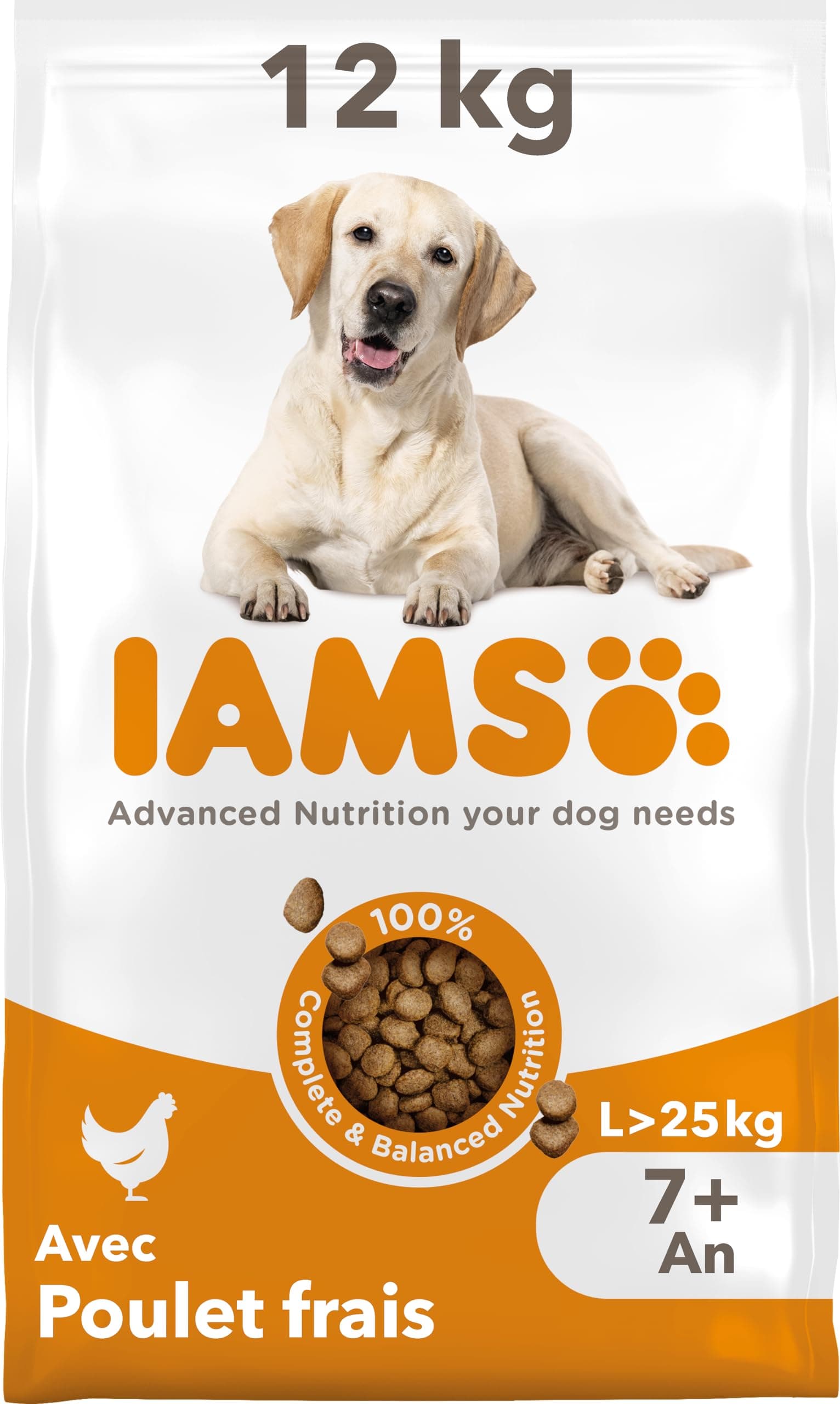 IAMS Vitality Dry Chicken Food Senior Large Breed 8+ for Dogs