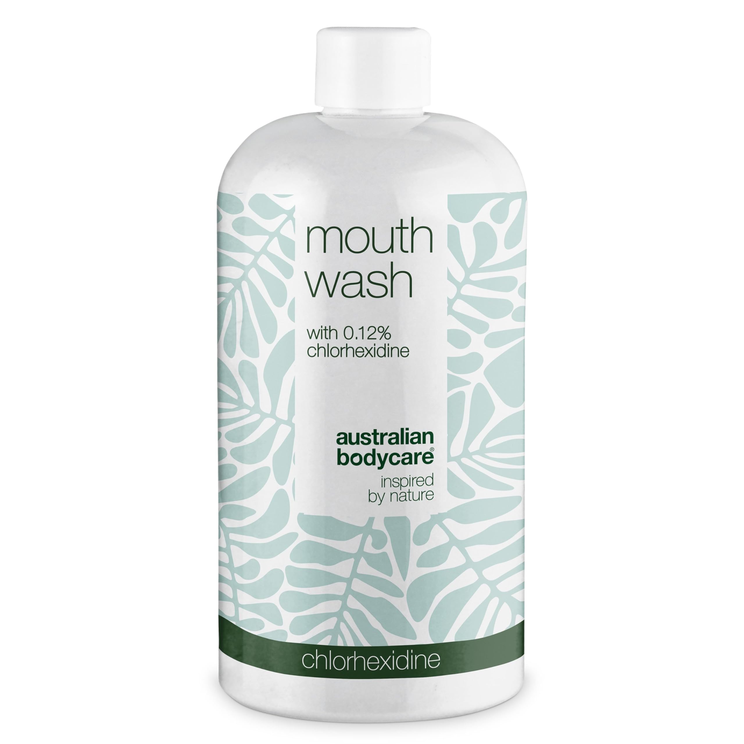 Mouthwash with Chlorhexidine & Tea Tree Oil - 500ml | Treats and Relieves Painful and Bleeding Gums | For Healthy Oral Hygiene Without Bad Breath | 100% Vegan - Image 1