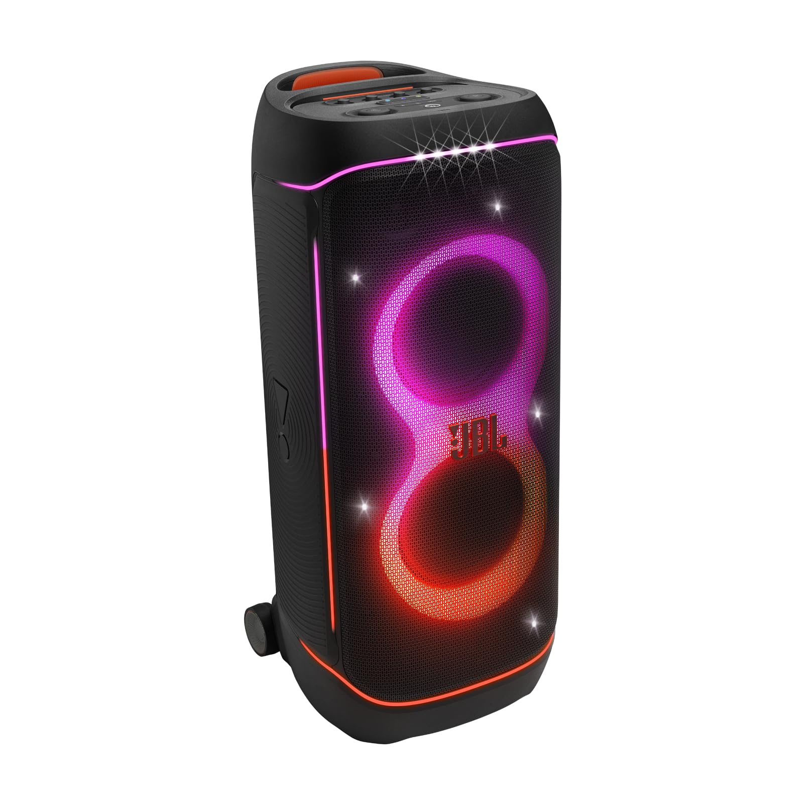 JBL PartyBox 720, Enceinte de fête Bluetooth sans Fil avec lumière d'ambiance Dynamique, 15 Heures d’autonomie, étanchéité IPX4, JBL Pro Sound et Connexion Multi-Enceintes Auracast, Noire - Image 1