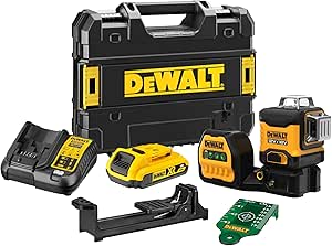 Dewalt - Multiline Laser Level 3 x 360° XR 12V/18V - Green Beam - 1 x 18V 2Ah Battery - DCE089D1G18-QW - Image 1