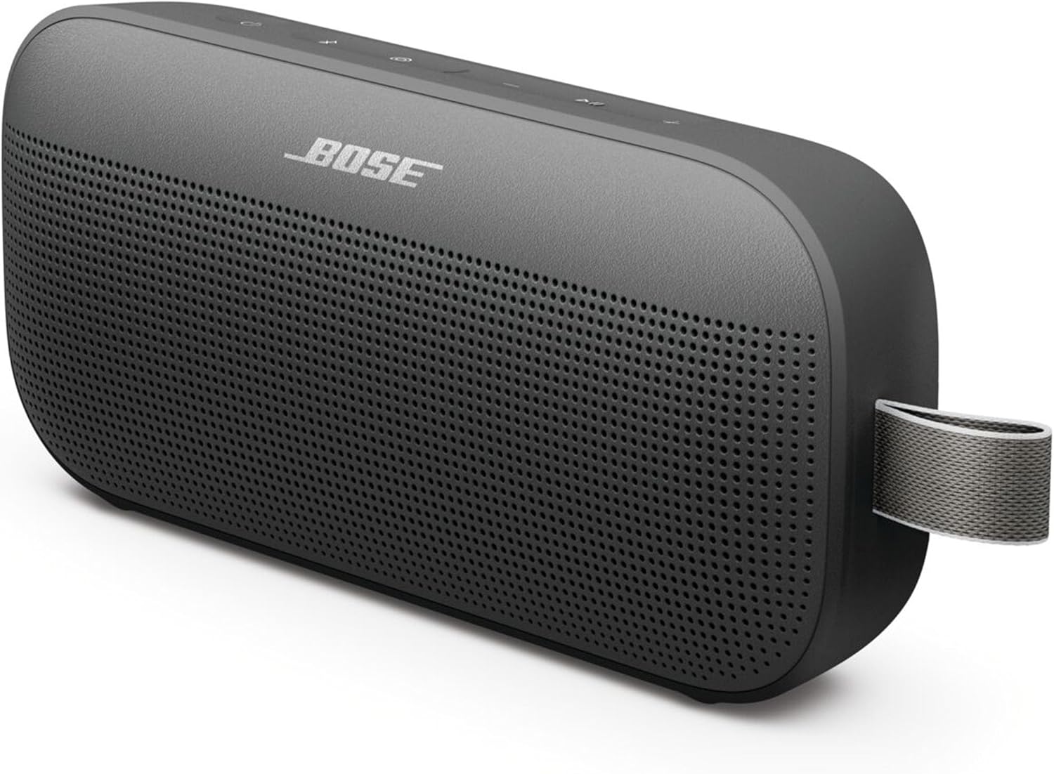 Bose SoundLink Flex (2e génération) Enceinte Bluetooth, Enceinte d’extérieur ultra-portable avec son haute fidélité, 12 heures d’autonomie, Enceinte résistante étanche à l’eau et à la poussière, Noir - Image 1