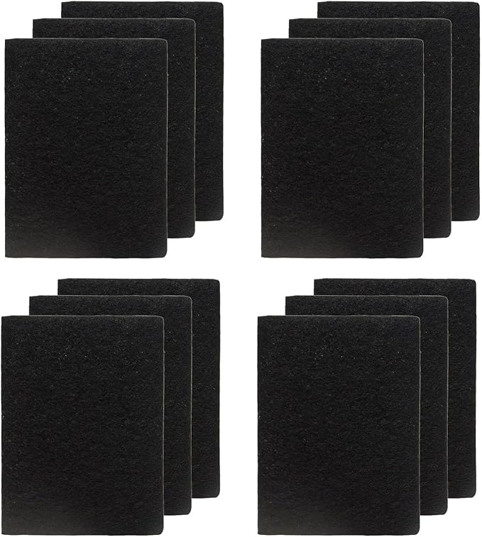 PUREBURG 12 Pack Replacement Odor Filter Compatible with Joseph Joseph Joseph Smart Bin for Food Waste, Activated Carbon for Odor Elimination - Image 1