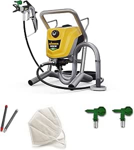 WAGNER Airless Control Pro 250M Spray Paint System for Wall Paints, Under Coats, Varnishes & Varnishes, 15m²-2 Min, Pressure Adjustment, 110 Bar, Hose 9 m