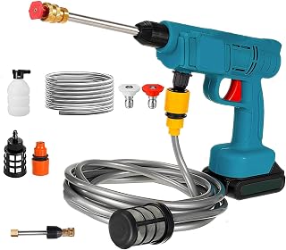Nettoyeur Haute Pression sans Fil, Max 30 Bar, Alimenté par Pile Nettoyeur Haute Pression Compatible avec makita 18v Pile, Laveuse électrique sans Fil avec Accessoires (sans Batterie) - Image 1