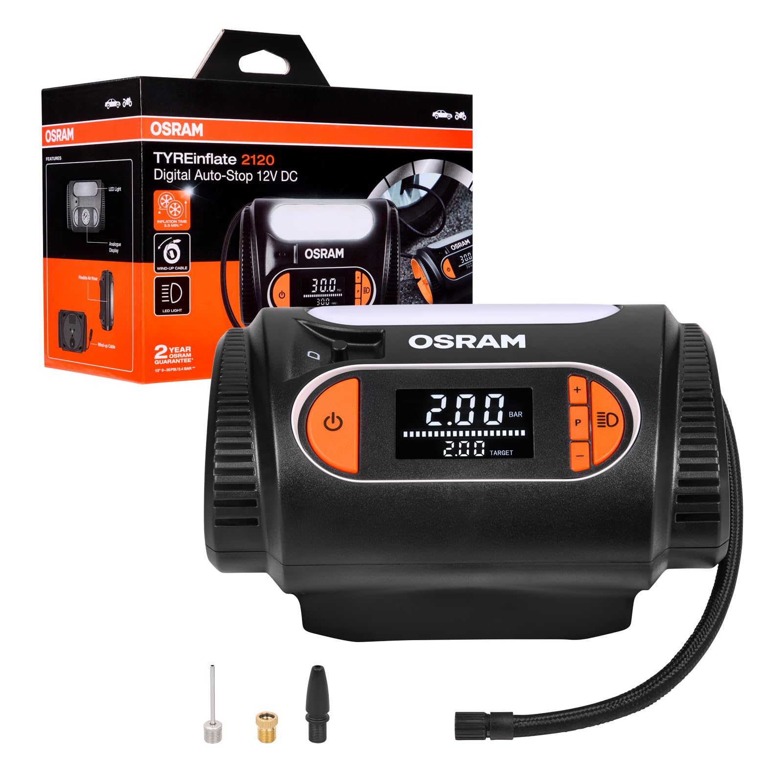 OSRAM OTI2120 Tire Pressure Gauge - Image 1
