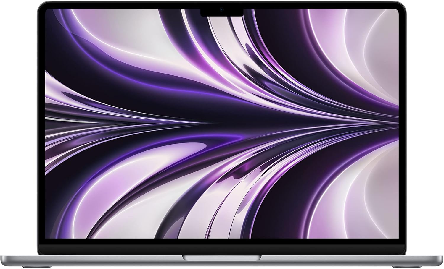 Apple 2022 MacBook Air avec Puce M2 : écran Liquid Retina de 13,6 Pouces, 8GB de RAM, 256 Go de Stockage SSD ; Gris sidéral - Image 1