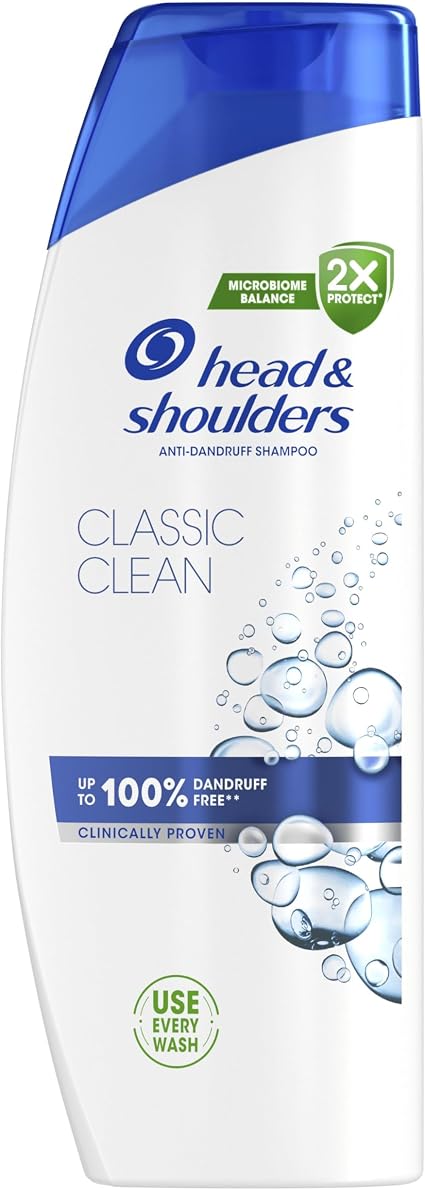 Head & Shoulders Classic Clean Daily Anti-Dandruff Shampoo 400 ml. Protection against dandruff up to 100%, Clinically Confirmed. For All Hair and Scalp Types - Image 1