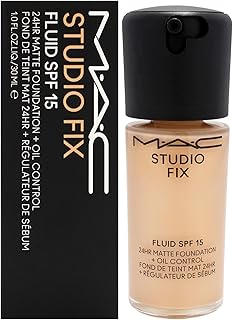 Studio Fix Fluid SPF 15 24Hr Matte Foundation Plus Oil Control - NC25 by MAC for Women - 1 oz Foundation - Image 1