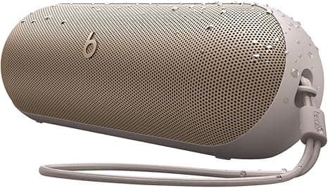 Beats Pill – Enceinte sans fil Bluetooth et recharge mobile via USB-C – Jusqu'à 24 heures d'autonomie, résistance à l'eau (IP67), compatibilité Apple et Android, microphone intégré – Champagne