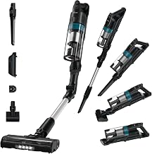 Hoover HF1 Plus Aspirateur Balai sans Fil Puissant Léger Tube Flexible165 W, Brosse Anti-emmêlement, Multi-sols Eclairage LED, Mode Turbo, Brosse Animal, Batterie Amovible, Position Parking HF1PZ10PX - Image 1