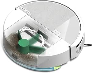 iRobot Roomba 205 DustCompactor Combo Robot – Automatically Compacts Debris Inside the Robot for up to 60 Days – Bagless – Clearview LiDAR – 7KPa – Refills and Resumes Work – White - Image 1