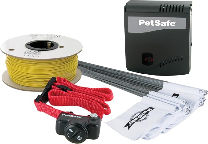 PetSafe - Escape Proof Fence System with Wire for Dogs over 3.6 kg - 4 Levels of Stimulation - All Types of Garden (up to 0.13 Hectares) - Waterproof - Easy to Install - Image 1