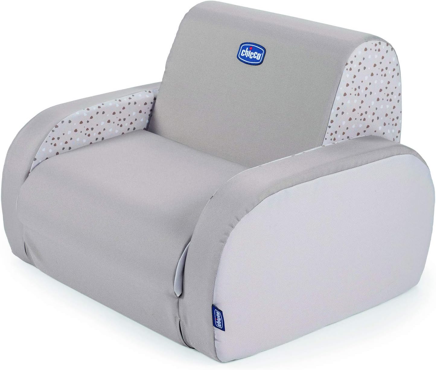 Chicco Twist Children's Armchair Convertible to Sun Lounger and Sofa with 3 Configurations, Transforms into 1 Movement - for 12 Months and Up - Dune - Image 1