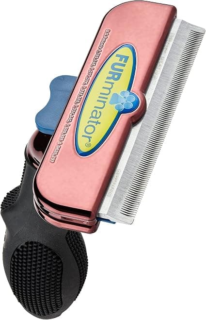 FENRIR FURminator Deshedding Brush Comb Tool for Short Hair Large Dogs (Metallic Bronze)