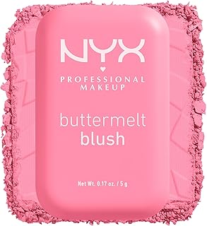 NYX PROFESSIONAL MAKEUP - Blush en Poudre, enrichi en beurre de mangue, beurre d'amande & beure de karité - Texture Fondante - Formule Vegan - Buttermelt Blush, Teinte : Butta Together - Image 1