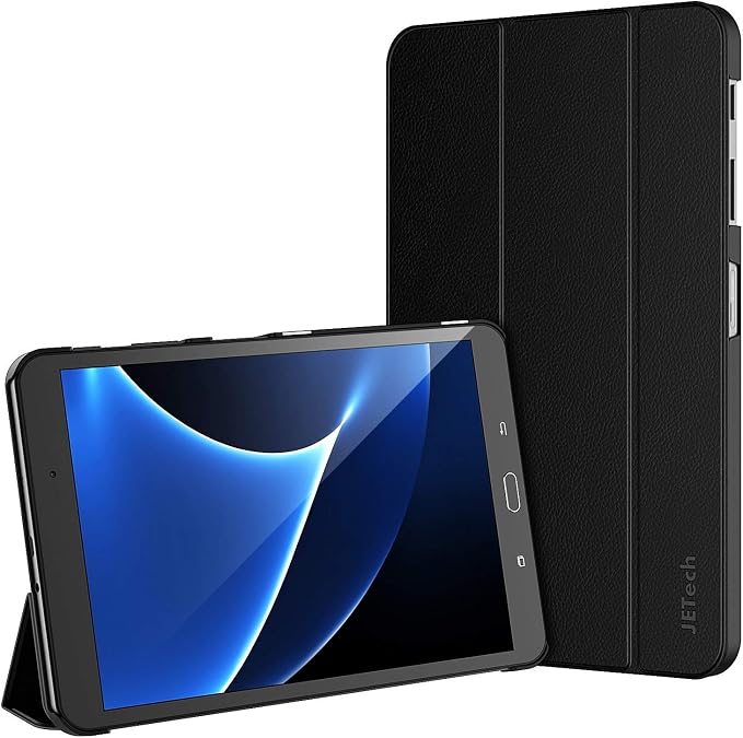 JETech Case Compatible with Samsung Galaxy Tab A 10.1 2016 (T580/T585, Not for 2019 Model), Case Cover with Stand Function and Auto Sleep/Wake (Black) - Image 1