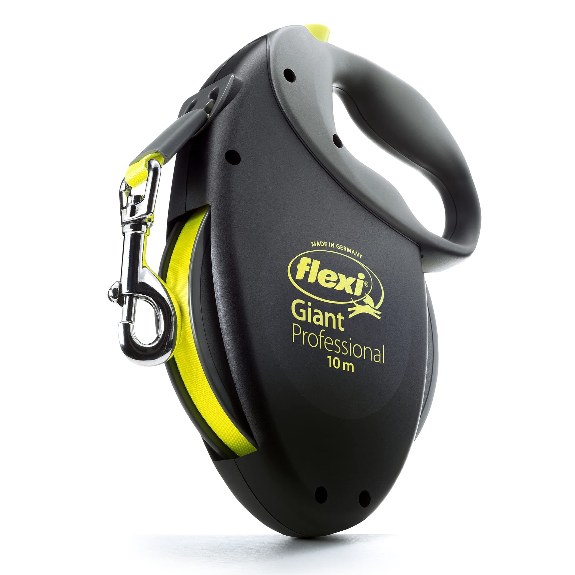 flexi Giant Professional Dog Strap Black/Neon 10 m Size L