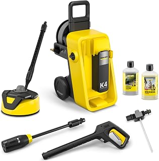 Kärcher K 4 Comfort Premium Home Pressure Washer, Max. 130 Bar, Flow Rate: 420 l/h, Surface: 30 m²/h, Extra Soft High Pressure Hose, Hose Winder, Multi Jet 4 in 1, Home Kit - Image 1