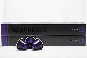 Nespresso OriginalLine Arpeggio Coffee Machine Capsules, 2 Pouches, Pack of 20 - Image 1