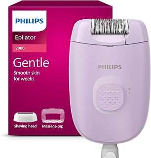 epilator series 2000 – corded epilator for body and sensitive areas, hair removal and shaving for women, model BRE237/00 - Image 1