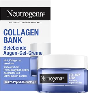Collagen Bank Invigorating Eye Gel, 15g, Fragrance Free Eye Care with Micro-Peptide Technology Against Wrinkles, Dark Circles and Puffiness, for Sensitive Skin - Image 1