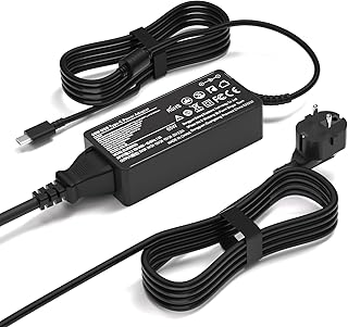 65W USB C Charger Compatible with LG Gram 14 inch 15 inch 16 inch 17 inch Series 17Z90Q 16T90Q 17Z90P 16Z90P 17Z90ST 16T90P 17Z95P 17Z90R 17Z90S Type C Laptop - Image 1