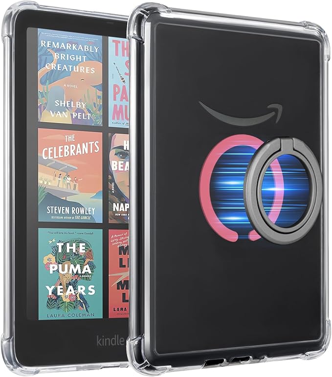 CoBak Magnetic Case for Kindle Paperwhite 12th Generation 2024 (7 Inch) Kindle Colorsoft - Compatible with iPhone MagSafe, Samsung/Belkin/Anker Wireless Chargers, Pink - Image 1