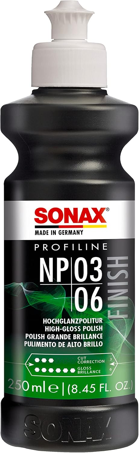 SONAX PROFILINE NP 03-06 (250 ml) polish doux sans hologramme pour peintures neuves et légèrement altérées | Réf: 02081410 - Image 1