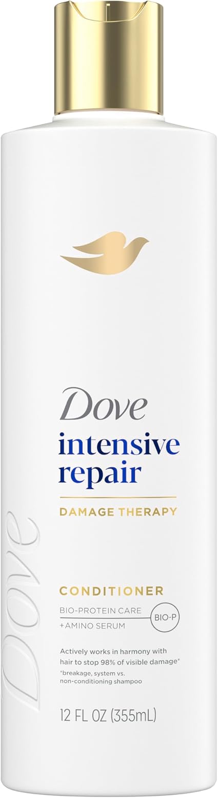 Dove Advanced Care Intense Damage Therapy Conditioner for Accumulated Damage with Keratin Repair Actives, 12 Ounce by Dove - Image 1
