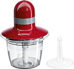 Bosch Household Appliances MMR08R2 Chopper, 400 W, 0.8 liters, Red