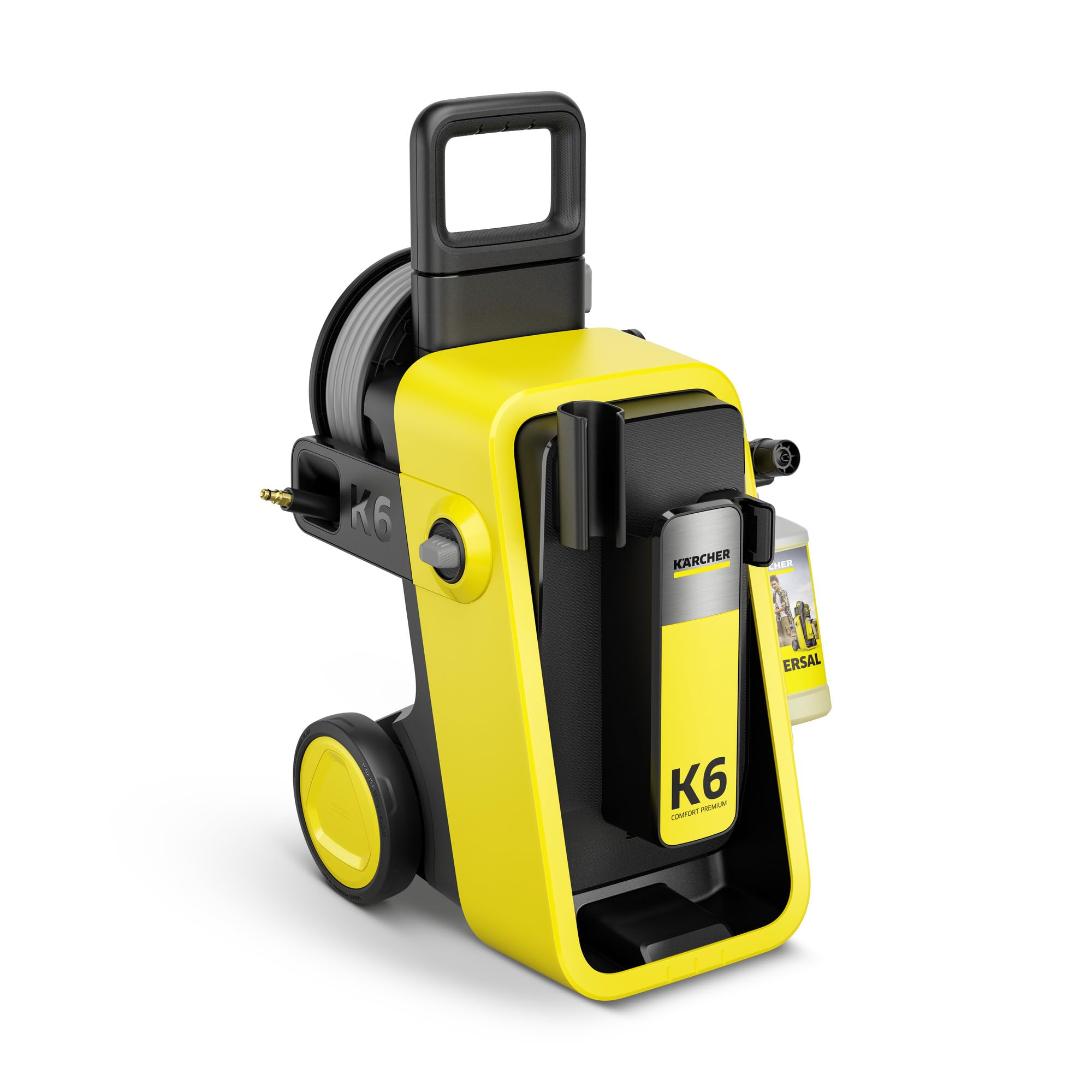 Kärcher K 6 Comfort Premium Pressure Washer, Pressure: 160 Bar, Flow Rate: 510 l/h, Surface: 50 m²/h, Weight: 18.2 kg, High Pressure Hose, Reel, 4-in-1 Multi Jet Nozzle - Image 1