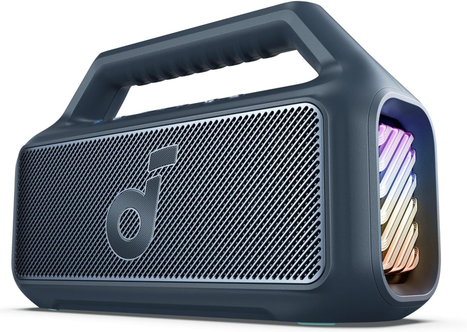 Soundcore Enceinte Bluetooth puissante Boom 2, Son de 80 W avec Caisson de Basse et BassUp 2.0, 24h, IPX7, USB-C, Bluetooth 5.3, Enceinte Portable, Le Camping, la Plage et Le Jardin