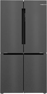 Bosch KFN96AXEA, Série 4, réfrigérateur multi-portes congélateur en bas, 183 x 90.5 cm, Acier brossé noir anti-traces - Image 1