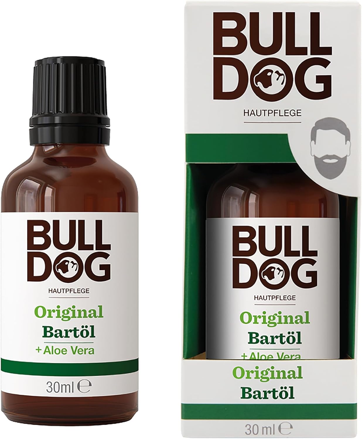 BULLDOG Soin de barbe pour homme - Huile à barbe originale - Pour une barbe douce et soignée - 30 ml - Image 1