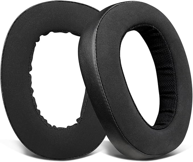 SOULWIT Nano Fabric Foam Cushion Pads for Sennheiser GSP500, GSP550, GSP600, GSP 670, EPOS H6 Pro, GSP601, GSP602 Gaming Headphones, with Noise Insulation Memory Foam - Image 1