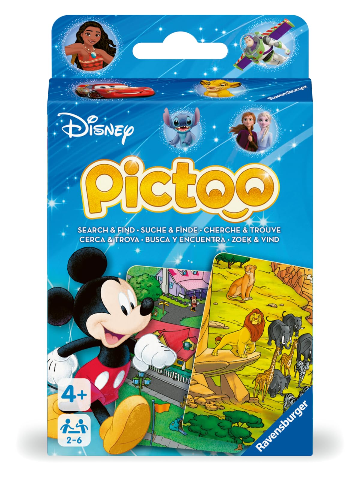 Ravensburger - Pictoo Disney - Search and Find Game - Children and Parents - My First Observation Game - 2 to 6 Players from 4 Years Old - Unisex - 23478 - Image 1