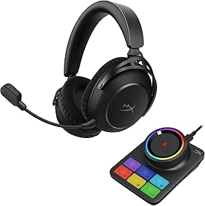 HyperX Cloud Alpha 2 - Wireless Gaming Headset with 53mm Dual Chamber Speakers and Up to 250 Hours of Battery Life, 2.4GHz Simultaneous Bluetooth, Cross-Platform Compatibility, Black - Image 1