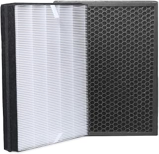 FY2422/30 & FY2420/30 Lot de filtres de rechange compatibles avec Philips AC2889, AC2887, AC2882 et AC3829/10, 1 filtre HEPA et 1 filtre à charbon actif. - Image 1