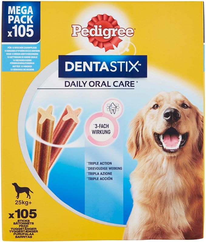 Donation to E.N.P.A. - Pedigree Dentastix Snack for oral hygiene (Large dog > 25 kg), 105 pieces - Image 1