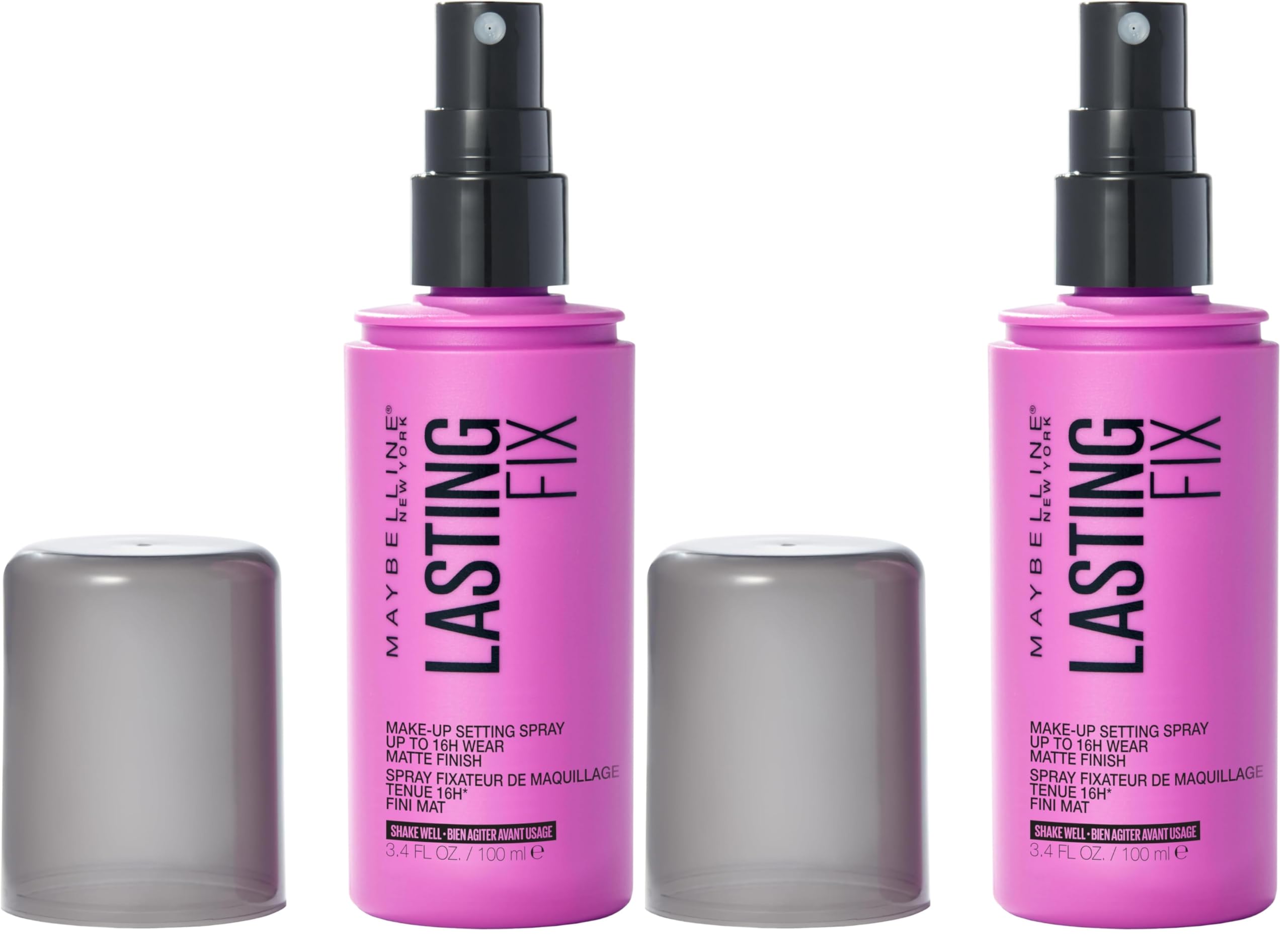 Maybelline New York Non-Applicable, Lasting Fix spray, 100 ml (Pack of 2) - Image 1