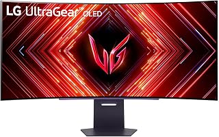 LG Ultragear™ 45GS95QE-B Ecran PC Gaming 45" - Dalle OLED résolution QHD (3440x1440), 0.03 ms GtG 240Hz, DisplayHDR™ True Black 400, DCI-P3 98.5%, AMD FreeSync Premium Pro, Compatible NVIDIA G-Sync - Image 1