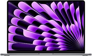 Apple MacBook Air 2023, Puce M2 avec CPU 8 cœurs, GPU 10 cœurs (15-Pouces, 8 Go de RAM, 256 Go SSD Stockage) (QWERTY Anglais) Gris Sidéral (Reconditionné) - Image 1
