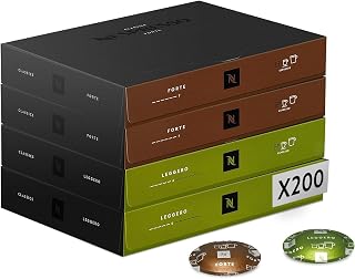 Nespresso Professionnel - Bundle 200 Capsules cafés - Classic ESPRESSO : 2 boîtes x50 Forte / 2 boîtes x50 Leggero - Adapté aux professionnels - Image 1