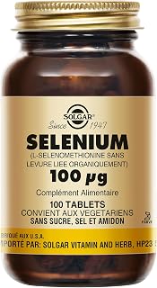 Solgar Sélénium 100 µg - Antioxydant - Contre le stress oxydatif - Beauté des ongles et des cheveux - Complément alimentaire - Flacon de 100 comprimés - Image 1
