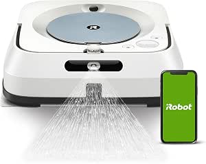 iRobot Braava Jet m6 (m6134) Premium Connected Floor Cleaner Robot with Water Sprayer and Advanced Navigation, Intelligent Mapping, Programmable via Home App - Image 1