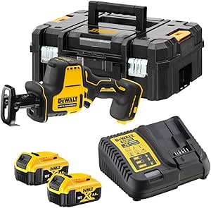 DeWalt DCS369M2-QW Compact Sabre Saw - XR 18V 4 Ah - Brushless - 2 Batteries - In TSTAK Box - Image 1