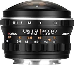 AstrHori 6 mm F2.8 220° Objectif fisheye Circulaire Ultra Grand Angle, Mise au Point Manuelle,Objectif Fixe Plein Format for Sony Monture E appareils Photo Hybrides - Image 1