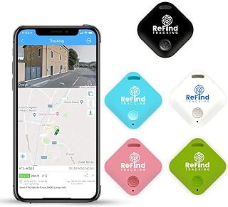 ReFind R4 Traceur Intelligent pour Android et iPhone. Mini Balise GPS Bluetooth 5.0. Alternative Samsung AirTag pour Clés, Animaux, Portefeuilles et Bagages (Rose) - Image 1